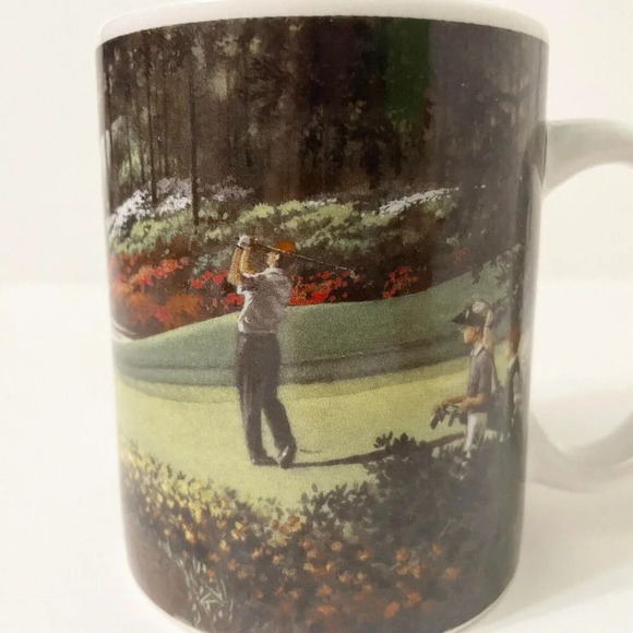2003 The Approach D R Laird Print Collector Coffee Mug Tea Cup Golf - Picture 13 of 15
